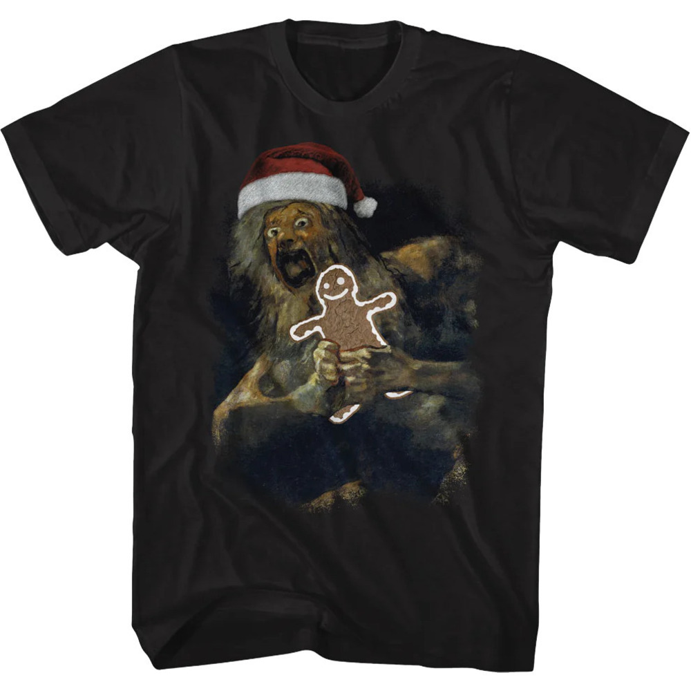 Saturn Devouring His Gingerbread Man Art Gallery Tshirt